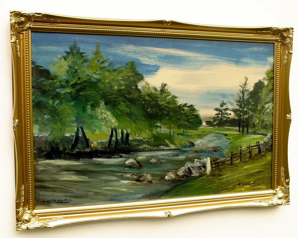 English Landscape Oil Painting Littondale Yorkshire Dales