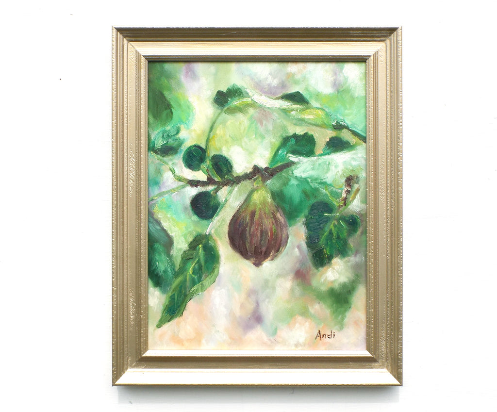 Fig Tree Framed Oil Painting Andi Lucas