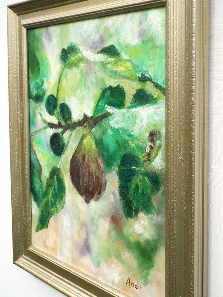 Fig Tree Framed Oil Painting Andi Lucas
