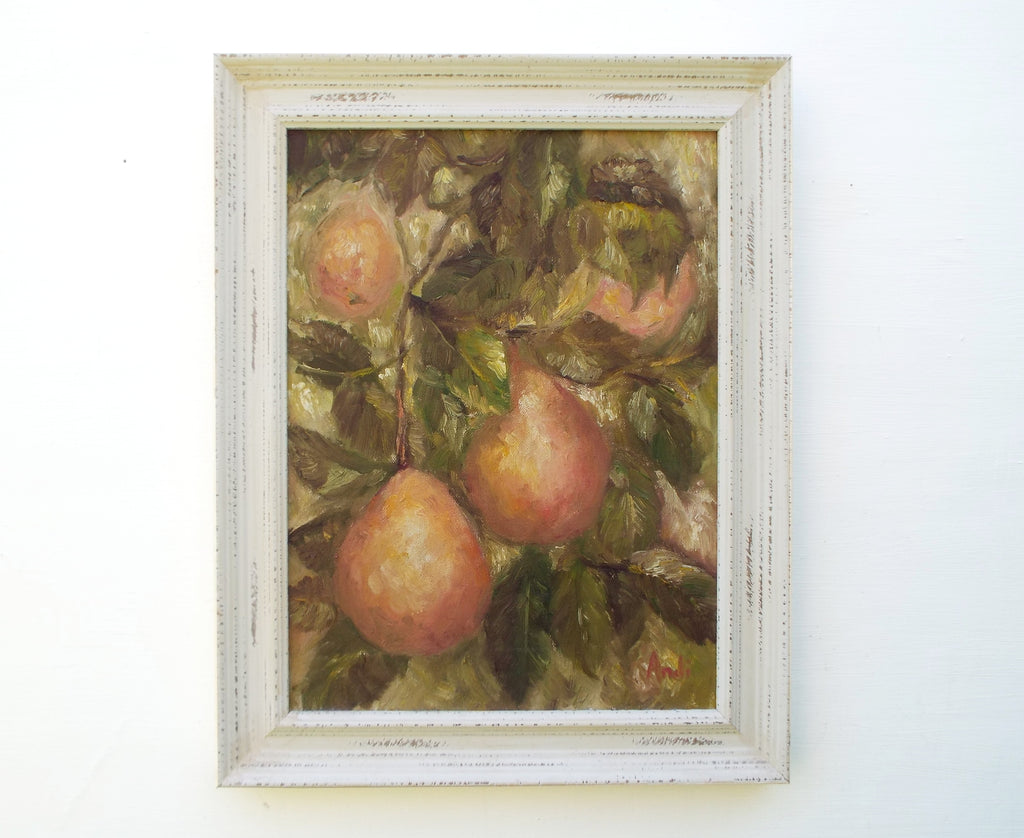 Pear Tree Framed Oil Painting Andi Lucas