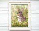 Hare Original Framed Wildlife Painting by Andi Lucas