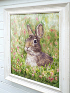 Hare Original Framed Wildlife Painting by Andi Lucas