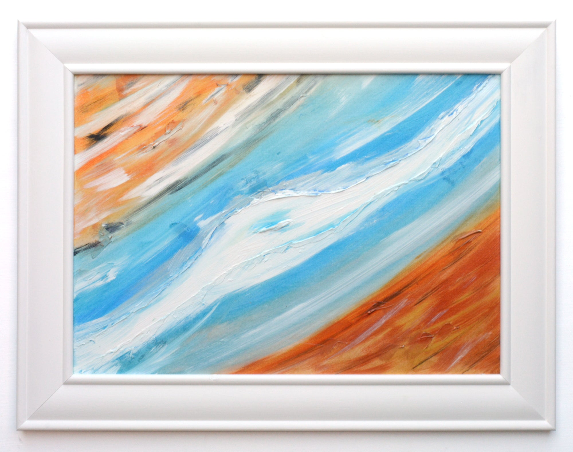 James Lucas, Passing Through Framed Abstract Painting