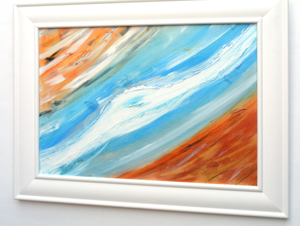 James Lucas, Passing Through Framed Abstract Painting