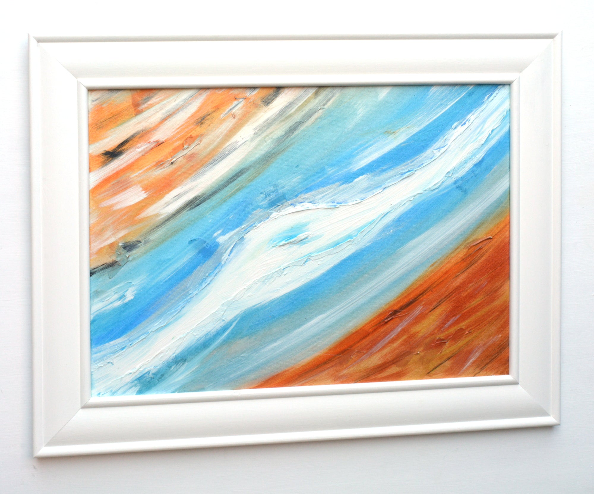 James Lucas, Passing Through Framed Abstract Painting