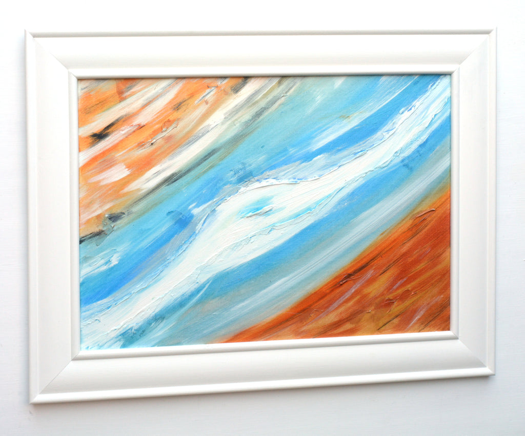 James Lucas, Passing Through Framed Abstract Painting