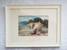 Scottish Farming Landscape Watercolour Painting Framed 1904