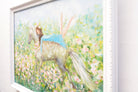 Girl and Pony Painting Cute Animal Fantasy Art