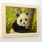 Baby Panda Portrait Painting Original Acrylic Wildlife Painting Signed Framed