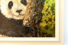 Baby Panda Portrait Painting Original Acrylic Wildlife Painting Signed Framed