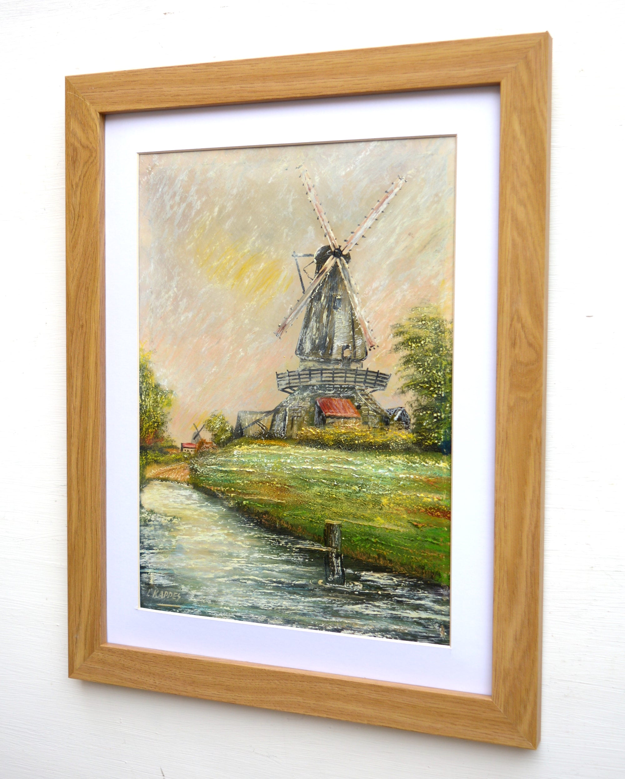 Vintage oil paint high quality Dutch Holland