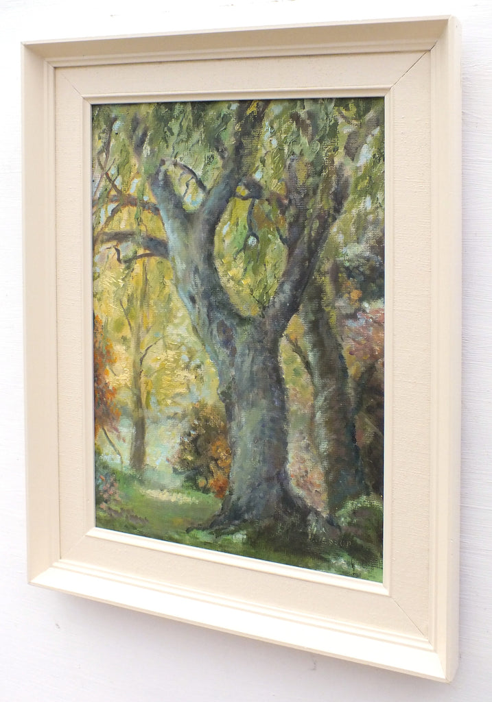 Sherwood Forest English Landscape Woodland Vintage Oil Painting Framed Signed  