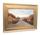 English Country Landscape Antique Oil Painting Shooters Hill Pangbourne River Thames Signed Framed Original