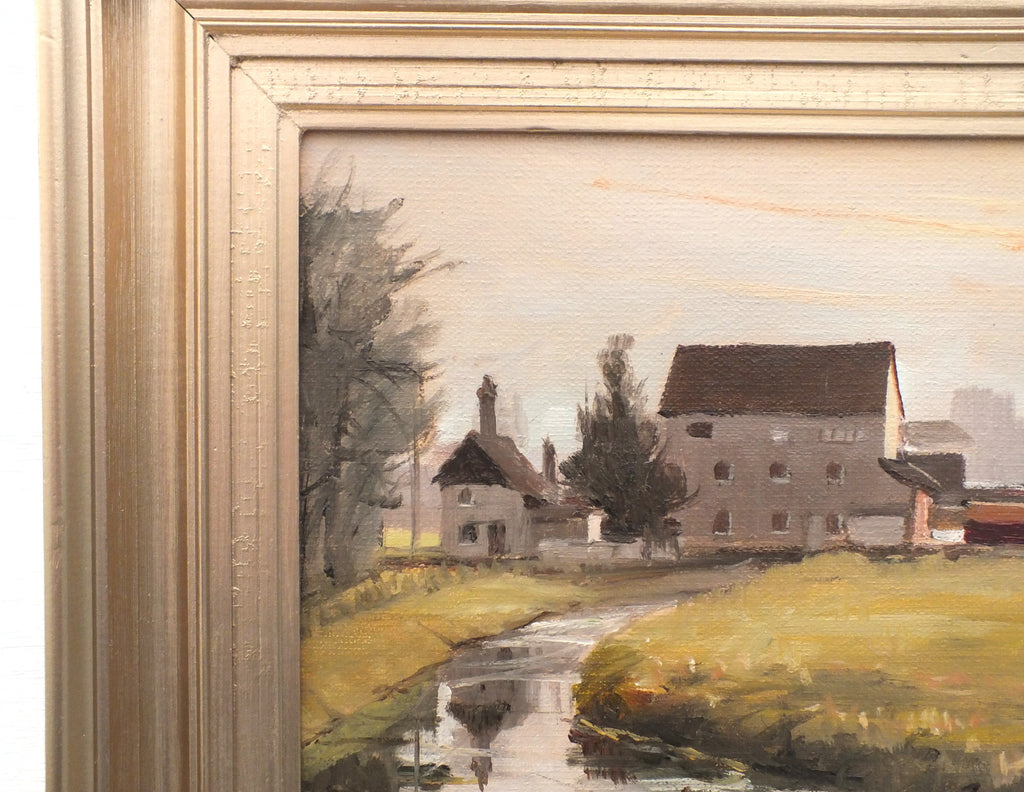 English Landscape Painting, Passingford Mill Essex, River Roding, Walter Magilton