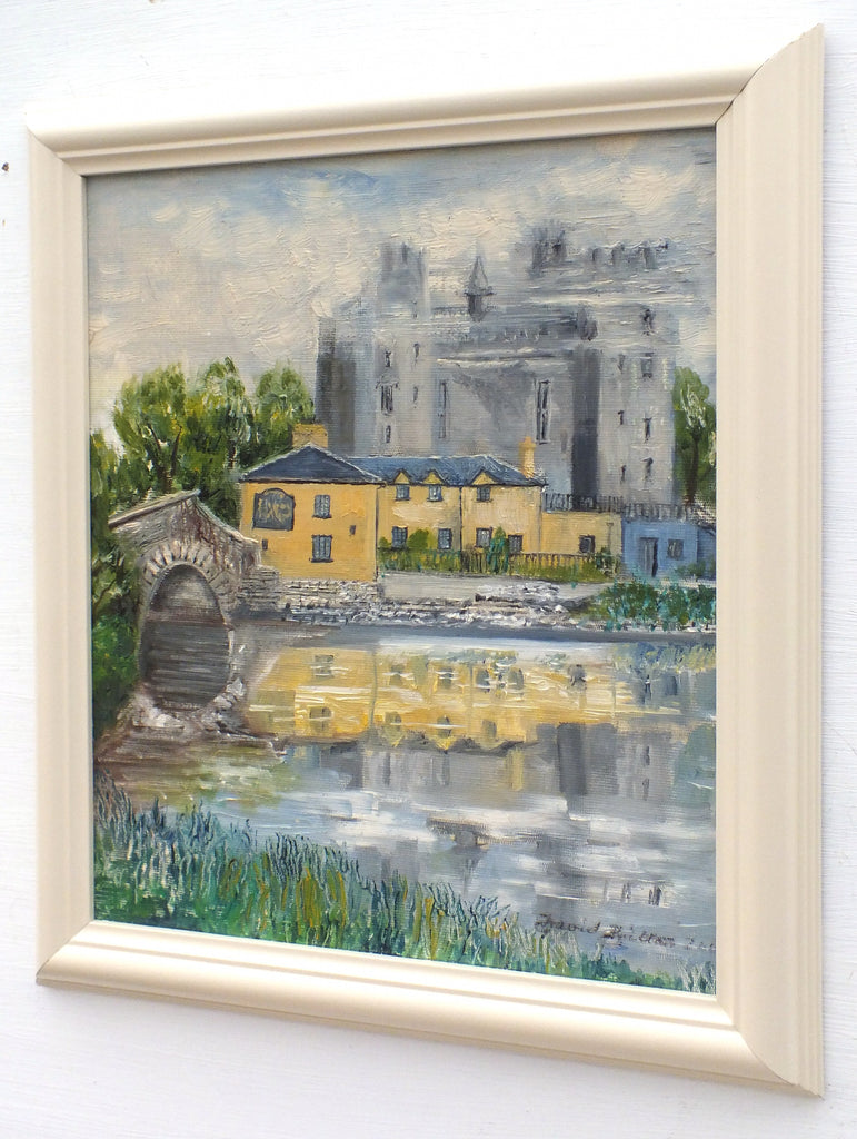 Bunratty Castle Irish Landscape Vintage Oil Painting Signed Framed