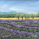 Lavender Fields Painting Floral Art French Landscape