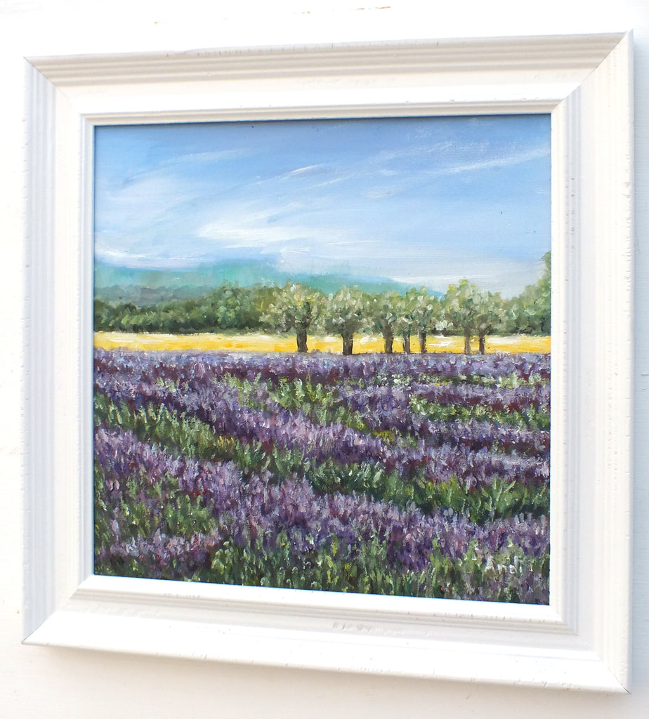Lavender Fields Painting Floral Art French Landscape