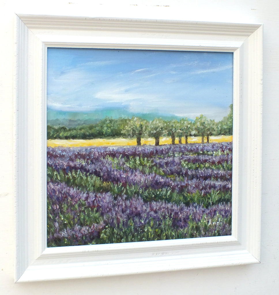 Lavender Fields Painting Floral Art French Landscape