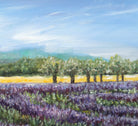 Lavender Fields Painting Floral Art French Landscape