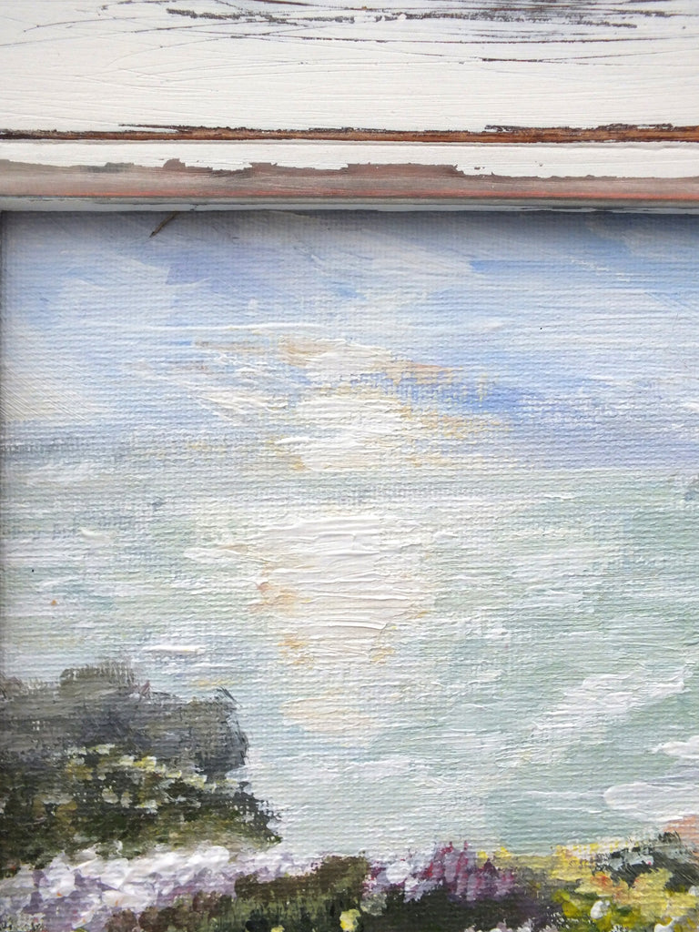 Cornish Coastal Landscape Beach Painting by Andi Lucas - GalleryThane.com