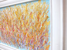 Abstract Flame Painting, Framed Original