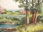 English Country Landscape Oil Painting Framed Signed