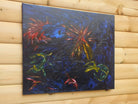 Abstract Expressionist Painting, No31, Signed Unframed