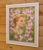 Young Girl Portrait Oil Painting Signed Framed Original