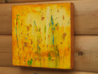 Golden Haze Cityscape Abstract Painting Original Acrylic 