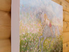 Girl and Pony Painting Cute Animal Fantasy Art