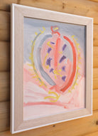 Original Organic Abstract Painting - This Heart of Mine, Framed, Fraser Lucas