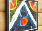 Organic Abstract Painting, Within This Core Lies..., Framed, Signed