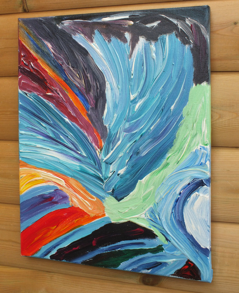 Abstract Organic Expressionist Painting, The World's Breath