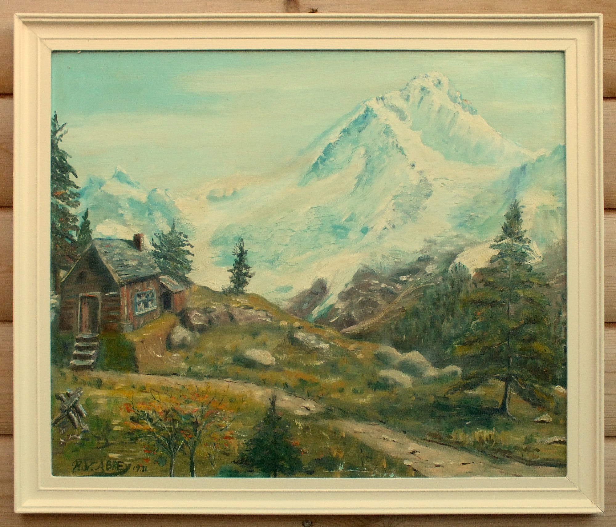 Instant store Gallery Wall - Vintage Mountain Paintings