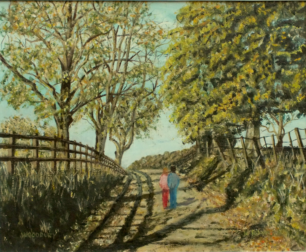 Woodbury, Devon, Original Framed Signed Oil Painting