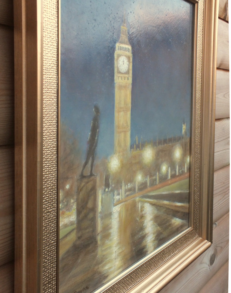 Floodlit "Big Ben" and Parliament Buildings at Night, Jackie Dixon Payne