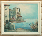 Lake Como, Italian Landscape Oil Painting, Signed Framed Original