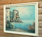 Lake Como, Italian Landscape Oil Painting, Signed Framed Original