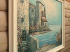 Lake Como, Italian Landscape Oil Painting, Signed Framed Original