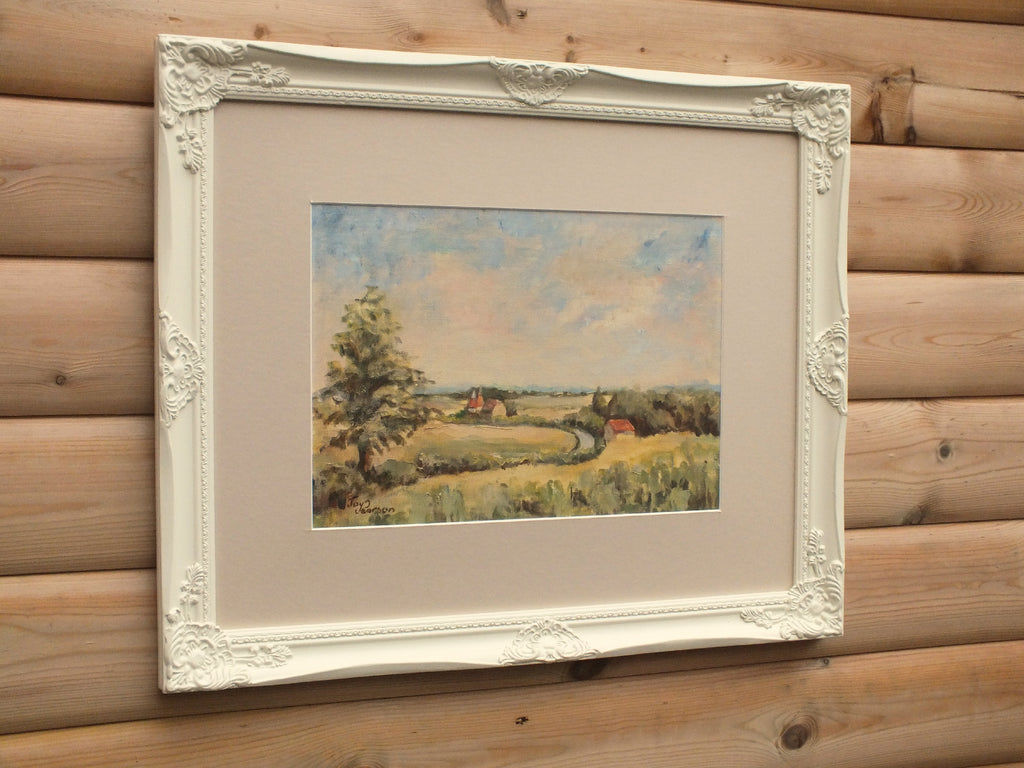 Kent Countryside, Joy Pearson Oil Painting Framed Original