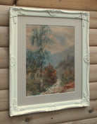 English Landscape Painting Framed Mounted Watercolour