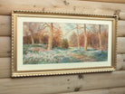 Autumn Forest Watercolour Painting, Signed Framed