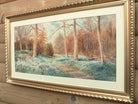 Autumn Forest Watercolour Painting, Signed Framed