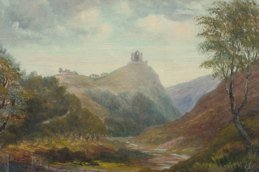 Launceston Castle, Framed Oil Painting