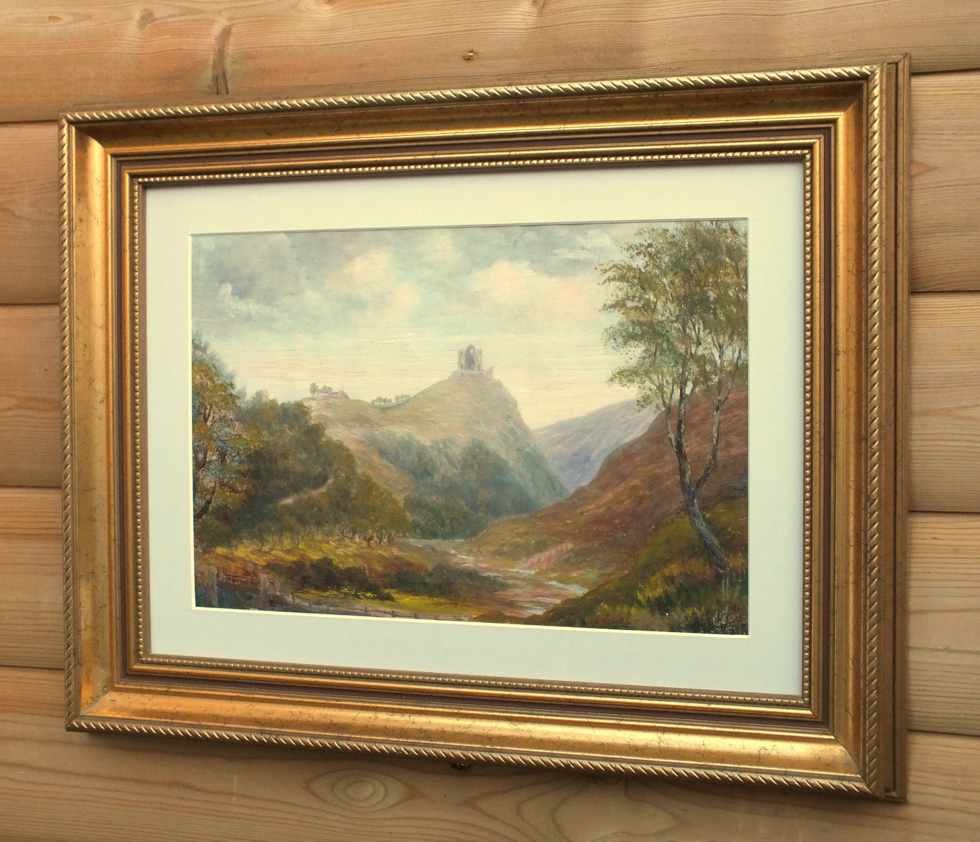 Launceston Castle, Framed Oil Painting