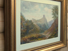 Launceston Castle, Framed Oil Painting