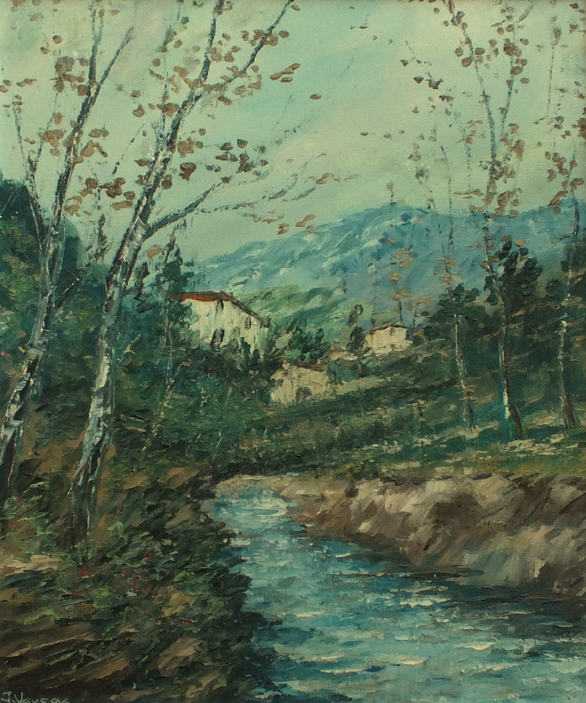 Spanish Landscape, Framed Signed Oil Painting