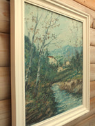 Spanish Landscape, Framed Signed Oil Painting