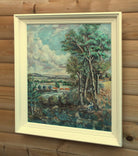 Spanish Landscape Oil Painting Signed Framed Original