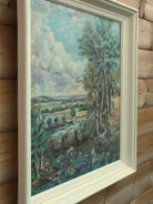 Spanish Landscape Oil Painting Signed Framed Original